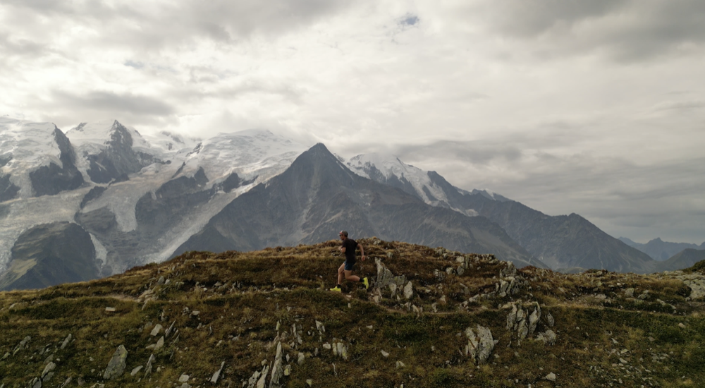 Mont Blanc running x LEAKDRY —— Adrien