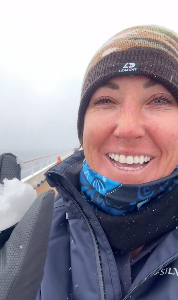 Exploring Antarctica: Karla's Extreme Journey with LEAKDRY's Reliable Protection