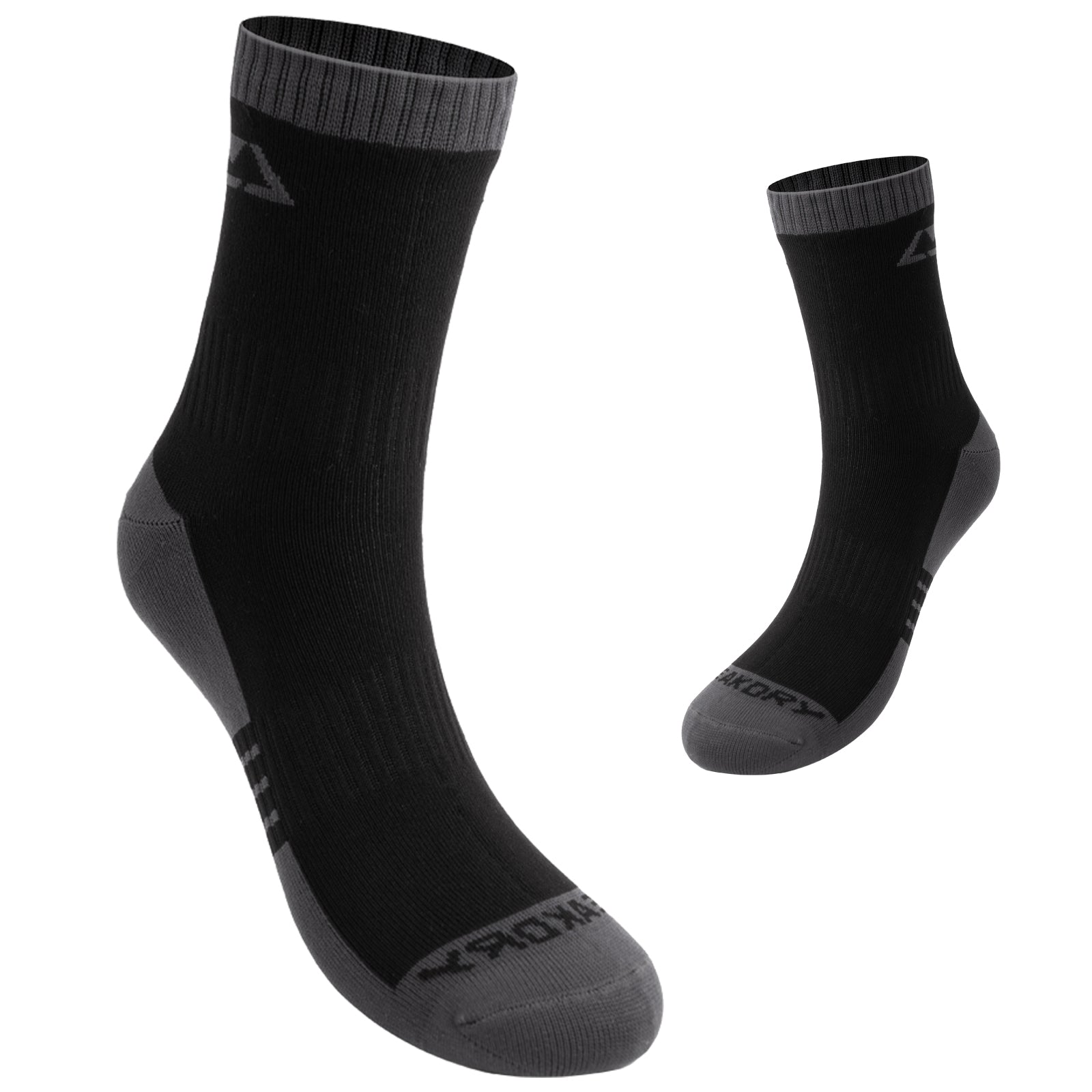 LEAKDRY Impermeable Transpirable Ultralite Dri-nit Calcetines Tobillo Negro