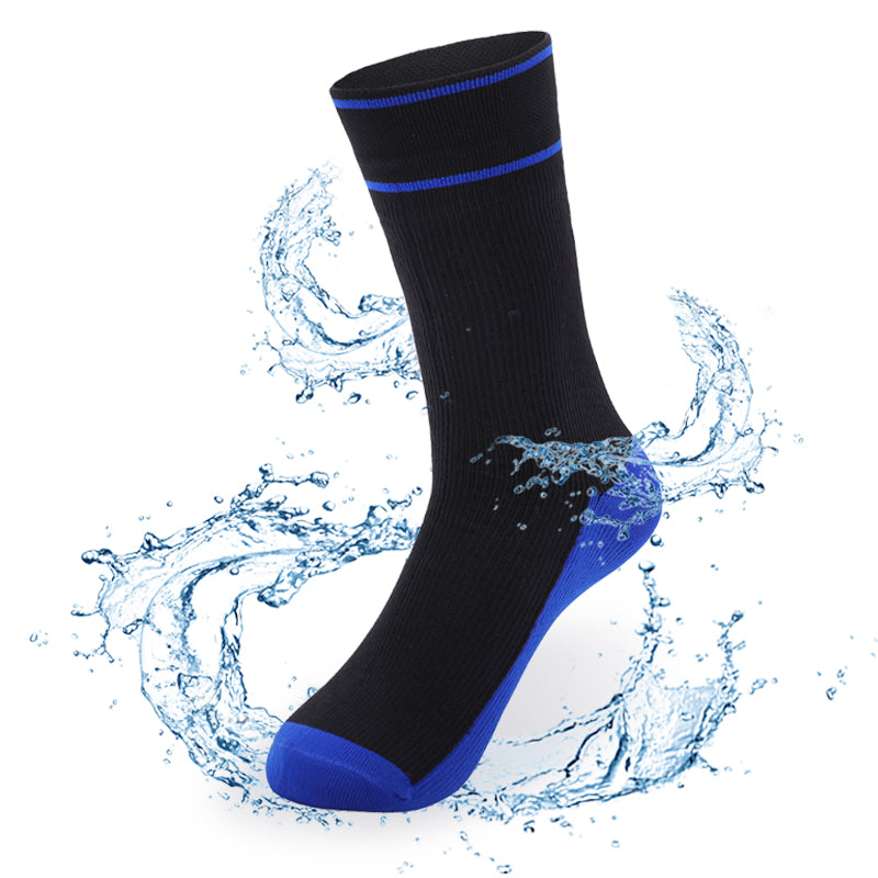 LEAKDRY Waterproof Breathable Coolmax Dri-nit Socks Blue – LeakdryWaterproof