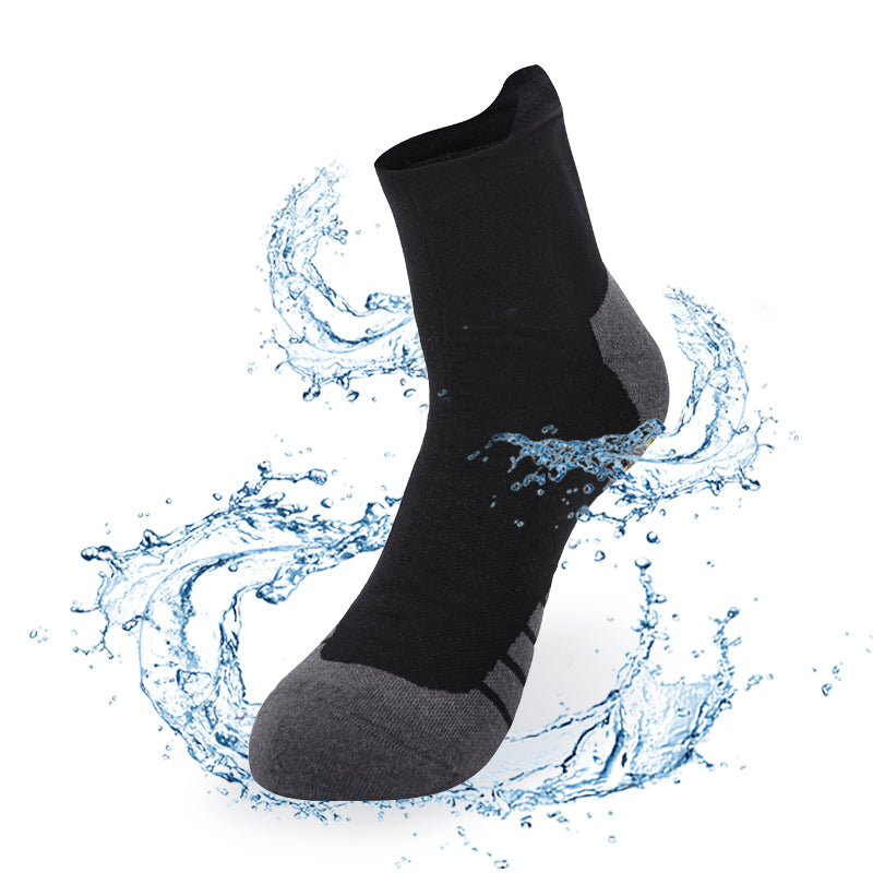 LEAKDRY Breathable Waterproof Socks Crew Anti-Bacterial